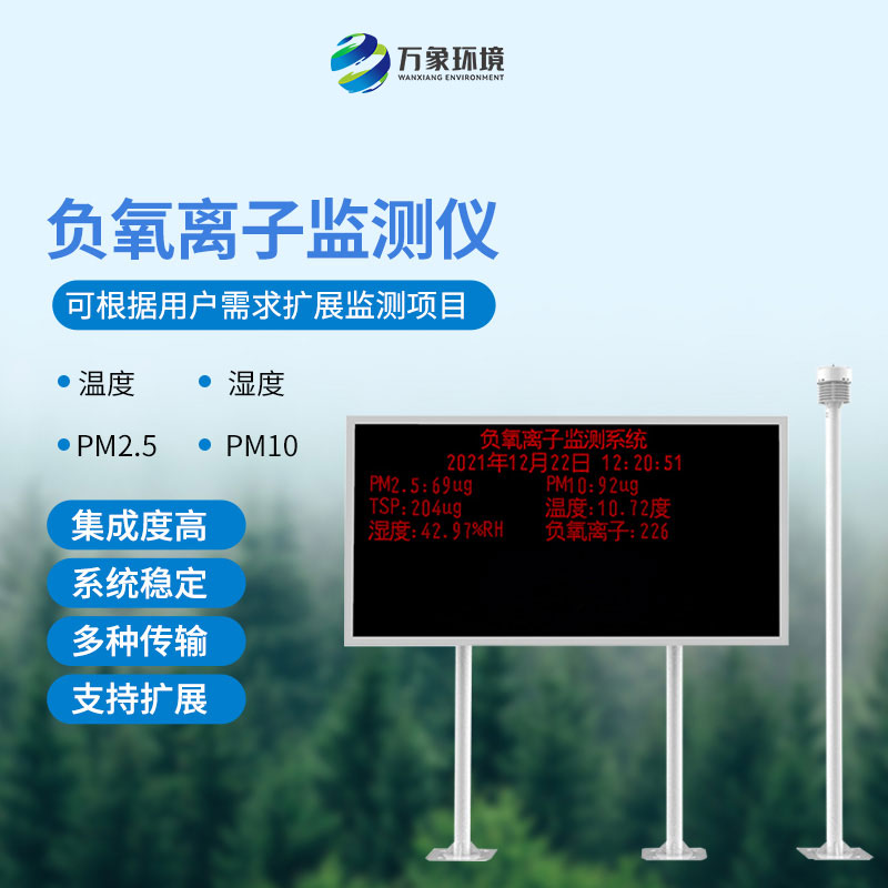 景區(qū)空氣負氧離子監(jiān)測儀