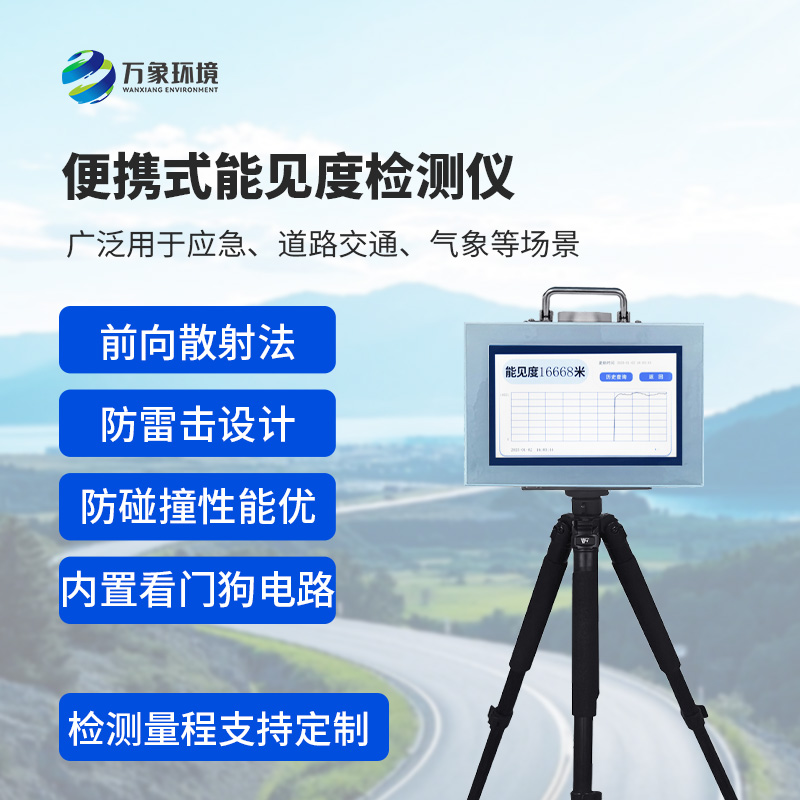 便攜式能見度檢測儀：廣泛用于應(yīng)急、道路交通、氣象等場景能見度檢測