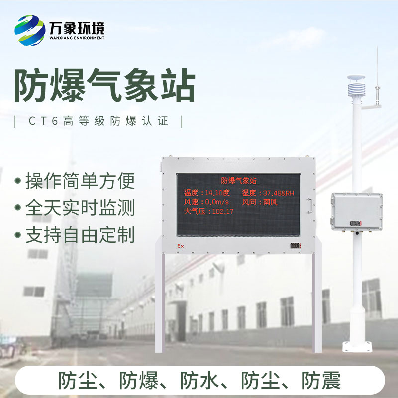 為什么要選擇大屏款防爆氣象站？